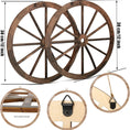 Load image into Gallery viewer, Wagon Wheel Decor Set