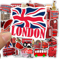 Load image into Gallery viewer, London Red Bus Theme Stickers Set
