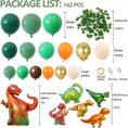 Load image into Gallery viewer, Dinosaur-Themed Birthday Party Balloon Garland Kit
