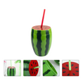 Load image into Gallery viewer, Watermelon Shaped Drinking Cup