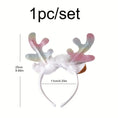 Load image into Gallery viewer, Christmas Reindeer Iridescent Headband