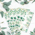 Load image into Gallery viewer, Eucalyptus Leaf Paper Napkins Set (Rectangular)