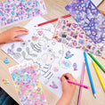 Load image into Gallery viewer, 3D Puffy Unicorns Rainbow Stickers for Girls Kids