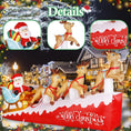 Load image into Gallery viewer, Christmas Inflatable Santa Clause on Sleigh 10 Ft