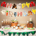 Load image into Gallery viewer, Farm Animal Happy Birthday Banner