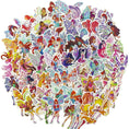 Load image into Gallery viewer, Fairy Girl Waterproof Stickers Set