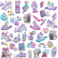 Load image into Gallery viewer, 3D Puffy Unicorns Rainbow Stickers for Girls Kids