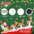 Load image into Gallery viewer, Christmas Inflatable Santa Clause on Sleigh 10 Ft