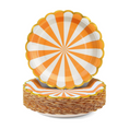 Load image into Gallery viewer, Carousel Stripe Party Theme Tableware Set (Orange)