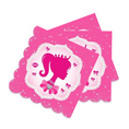 Load image into Gallery viewer, Hot Pink Girl Party Paper Napkins Set