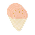 Load image into Gallery viewer, Ice Cream Theme Birthday Party Tableware Set (Orange)