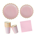 Load image into Gallery viewer, Light Pink Party Tableware Set