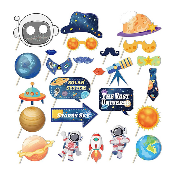 Space Decoration Photo Props Set