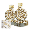 Load image into Gallery viewer, Animal Gold Leopard Theme Party Tableware Set