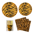 Load image into Gallery viewer, Animal Tiger Theme Party Tableware Sets