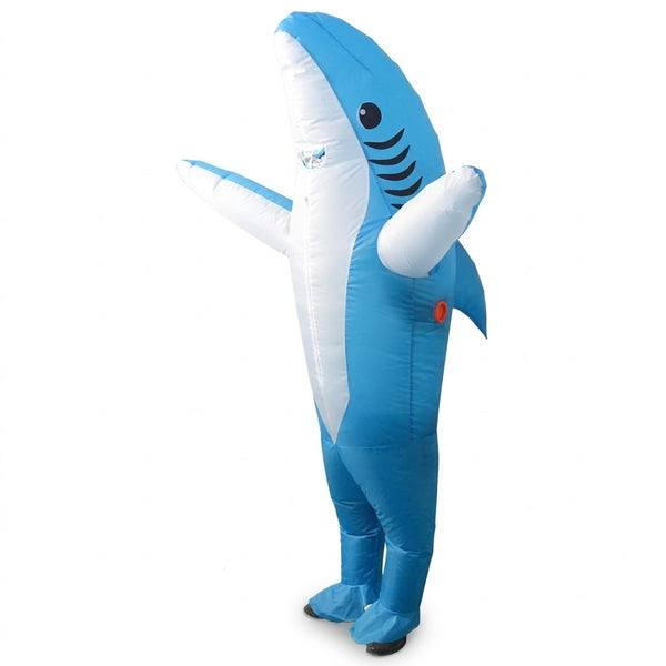 Inflatable Blue Shark Costume