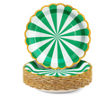 Load image into Gallery viewer, Carousel Stripe Party Theme Tableware Set (Green)