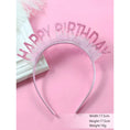 Load image into Gallery viewer, Happy Birthday Headband with Tulle