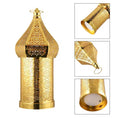 Load image into Gallery viewer, Ramadan Lantern Moroccan Golden hollow Iron - 27 CM
