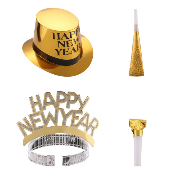 Happ New Year Gold Cotillions Set