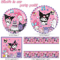 Load image into Gallery viewer, Kuromi Tableware Set 10 Pcs