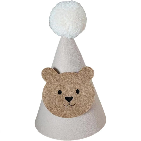 Party Bear Cone Hats 15*9cm DIY