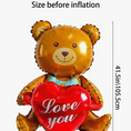 Load image into Gallery viewer, Bear with Heart Foil Balloon 105*66cm (Copy)