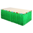 Load image into Gallery viewer, Tropical Style Party Table Grass Skirt