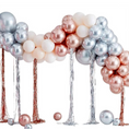Load image into Gallery viewer, Rose Gold, Silver & Cream Balloon Arch Kit