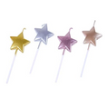 Load image into Gallery viewer, Star Shaped Sparkler Candles Metallic