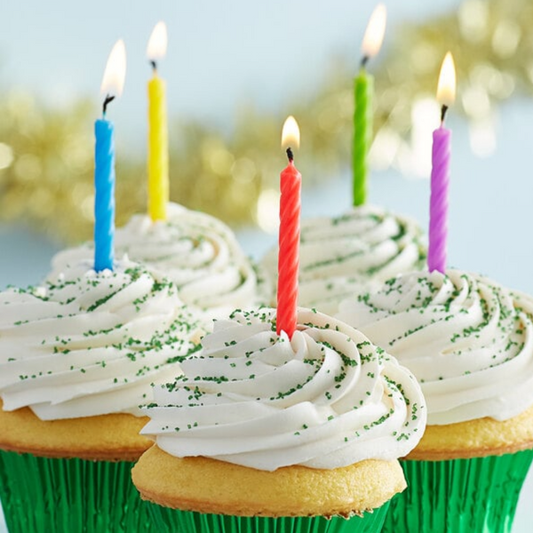 Colored Birthday Candles