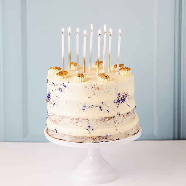 Gradient Metalic Birthday Candles