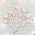 Load image into Gallery viewer, Heart Shaped Cup Cake Topper 5pcs per Set
