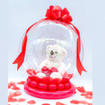 Load image into Gallery viewer, Valentine Bobo Arrangement with White bear