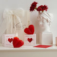 Load image into Gallery viewer, Heart Candle, Scented with Rose - 1 Pc