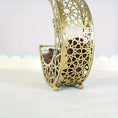 Load image into Gallery viewer, Ramadan Golden Crescent Moon Storage Tray with Star Pendant - 18 CM