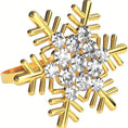 Load image into Gallery viewer, Christmas Snow Floke Napkins Ring