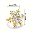 Load image into Gallery viewer, Christmas Snow Floke Napkins Ring