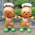 Load image into Gallery viewer, Christmas Gingerbread man Foil Balloon 155*81CM