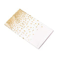 Load image into Gallery viewer, White Gold Dot Plastic Table Cover 137-274 cm