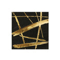 Load image into Gallery viewer, Black with Gold Theme Party Stripe Napkins Set