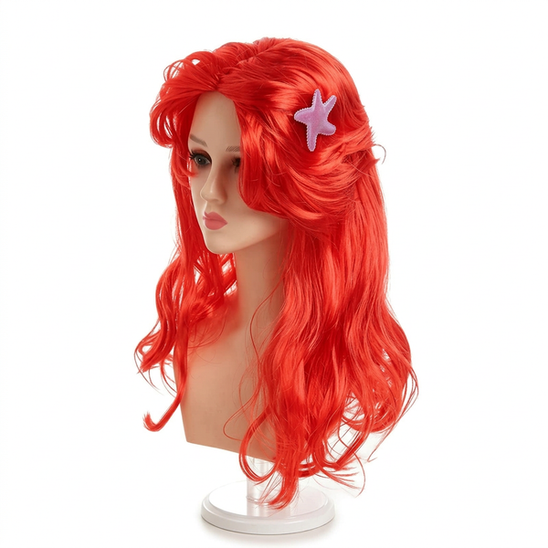 Mermaid Ariel Wig Costume