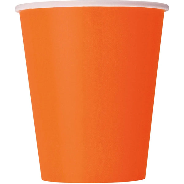 Orange Paper Cups