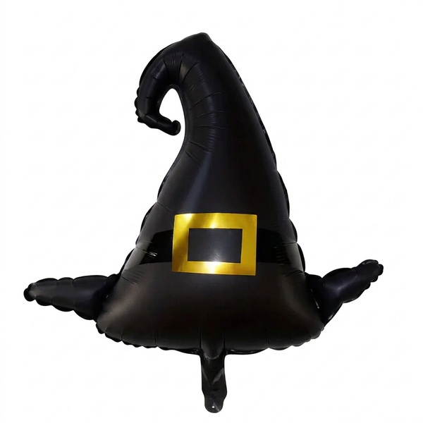 Witch hat shaped aluminum foil balloon 1 pc