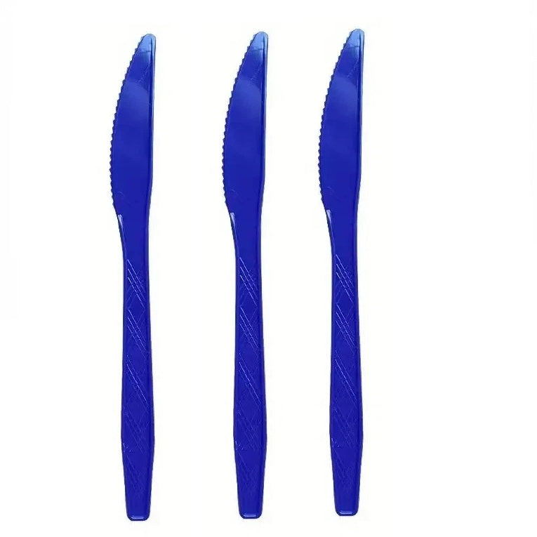 Navy Blue Cutlery Set (Knives)