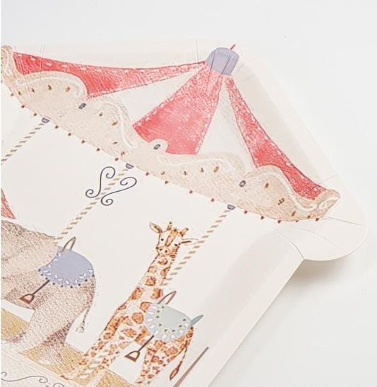 Circus Theme 9 Inch Paper Plate