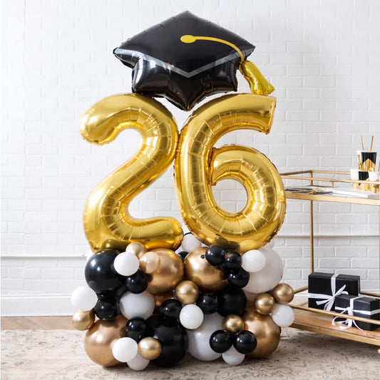 Graduation Class 25 Balloon Arrangement