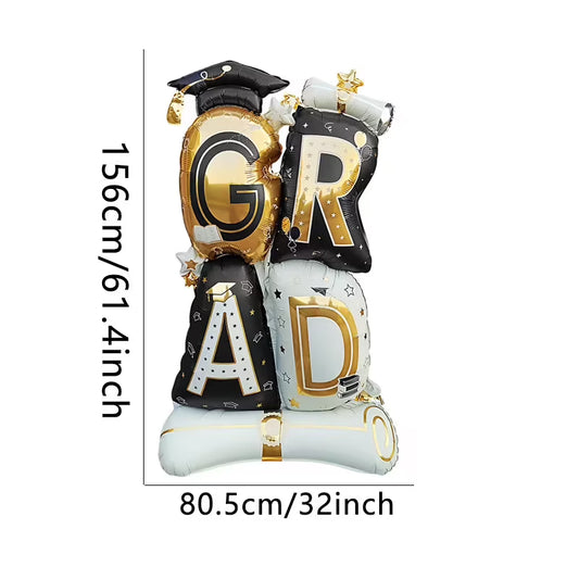 Graduation GRAD Letter Foil Balloon - 152.4cm