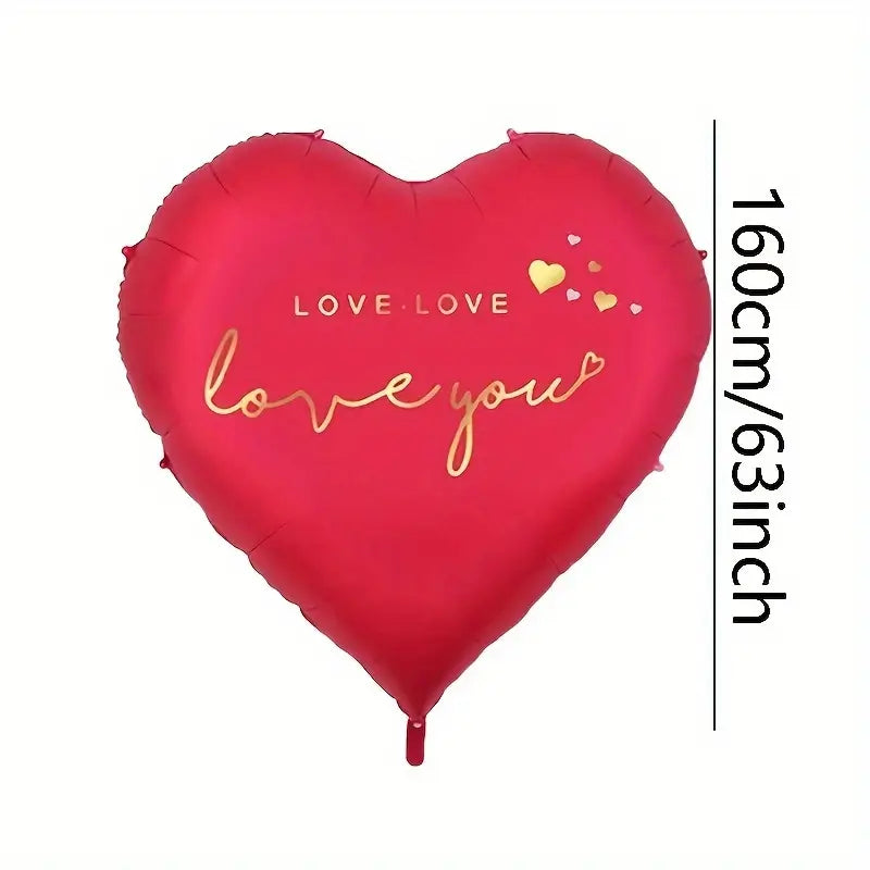 large Love You Heart Balloon - 160 CM