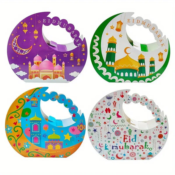 Garangao Moon-Shaped Candy Box - 4 Pcs (without candy)